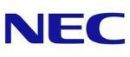 NEC logo on Wisconsin Copy & Business Equipment brand page.