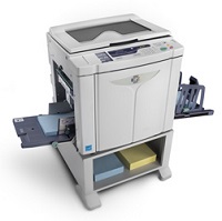Riso duplicator that Wisconsin Copy & Business Equipment sells, services and repairs.